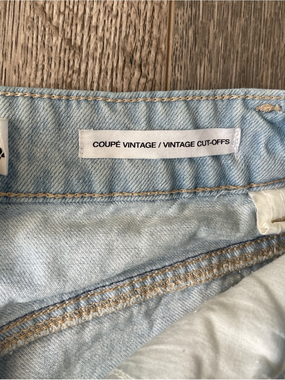 Garage Light Blue Distressed Denim Shorts - Picture 8 of 8